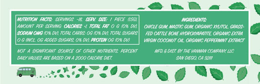 The VanMan Company - *New* VanMan's Remineralizing Chewing Gum - 2 oz