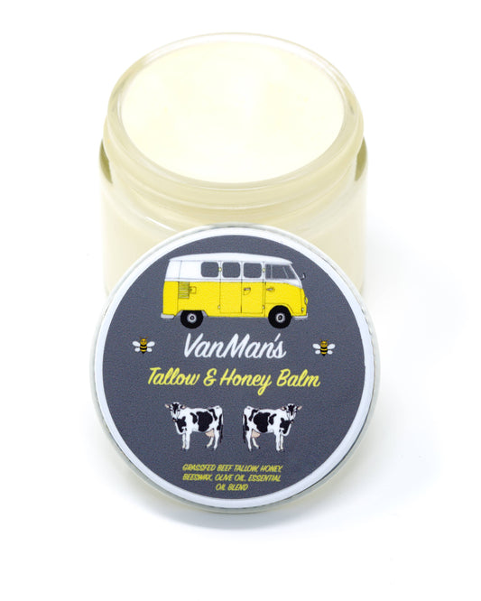 The VanMan Company - VanMan's Tallow & Honey Balm 2 oz