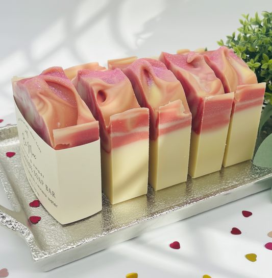 SARATOGA SOAP COMPANY - Be Mine Valentine's Day Handmade Soap Bar Seasonal Vegan