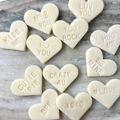 marzipops - Gourmet Marzipan Valentine's Candy Conversation Hearts