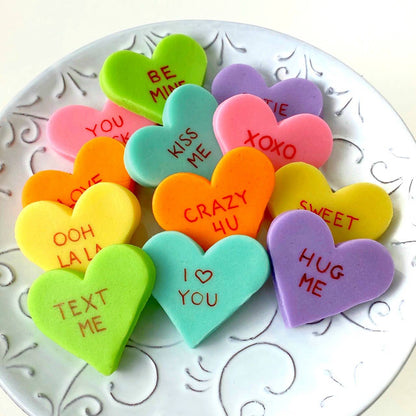 marzipops - Gourmet Marzipan Valentine's Candy Conversation Hearts