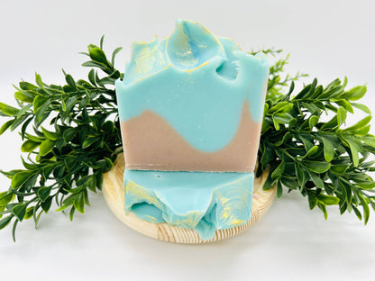 SARATOGA SOAP COMPANY - Beach Bum Handmade Soap Bar VEGAN Cold Process Soap
