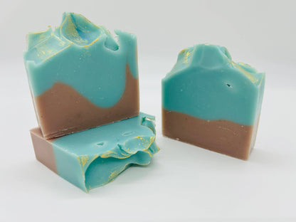 SARATOGA SOAP COMPANY - Beach Bum Handmade Soap Bar VEGAN Cold Process Soap