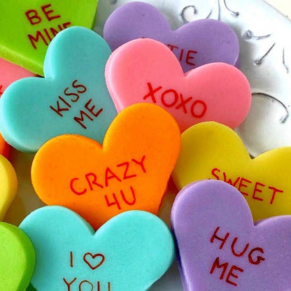 marzipops - Gourmet Marzipan Valentine's Candy Conversation Hearts