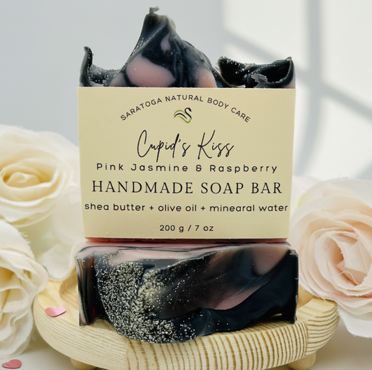SARATOGA SOAP COMPANY - Cupid's Kiss Valentine's Day Handmade Soap Bar Vegan