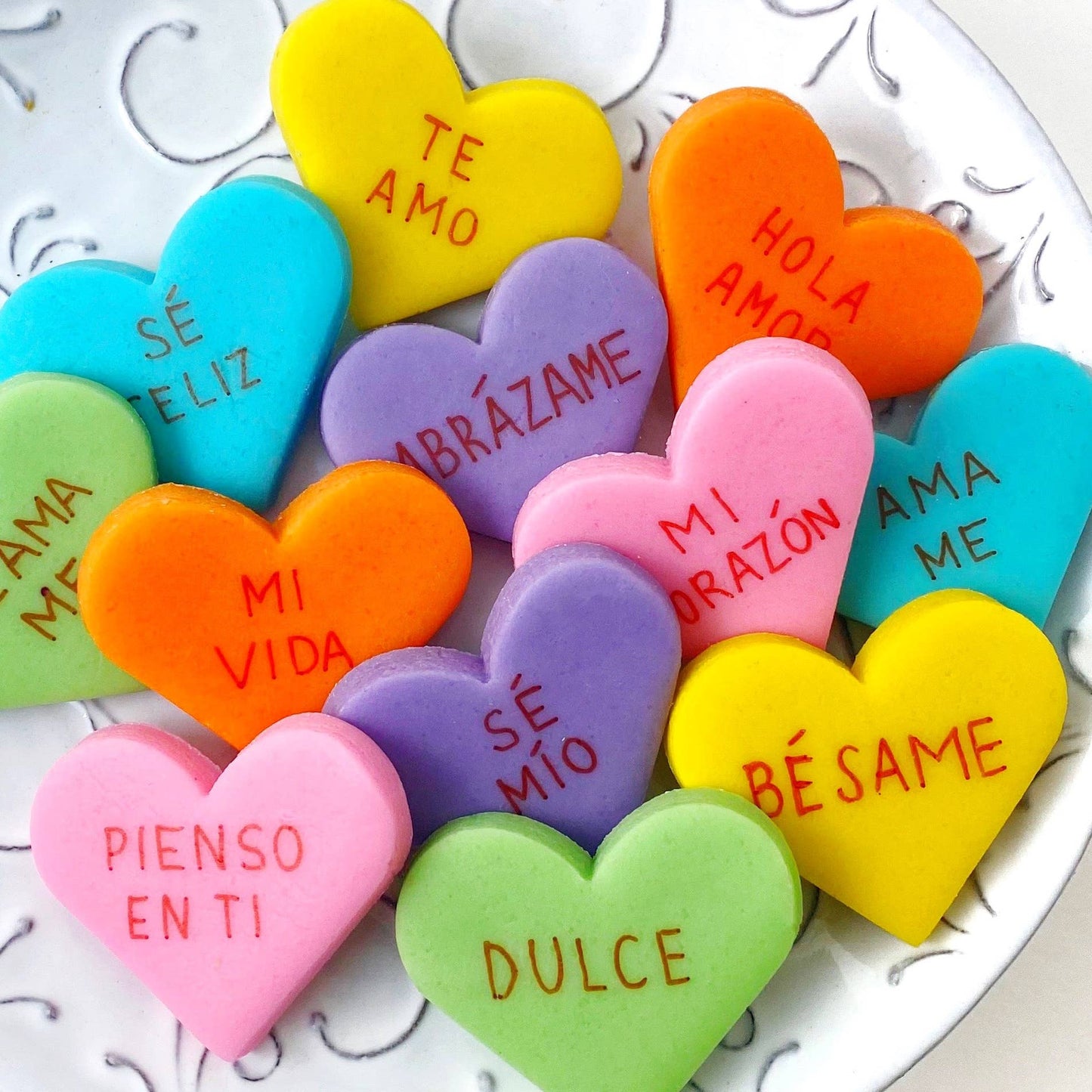 marzipops - Gourmet Marzipan Valentine's Candy Conversation Hearts