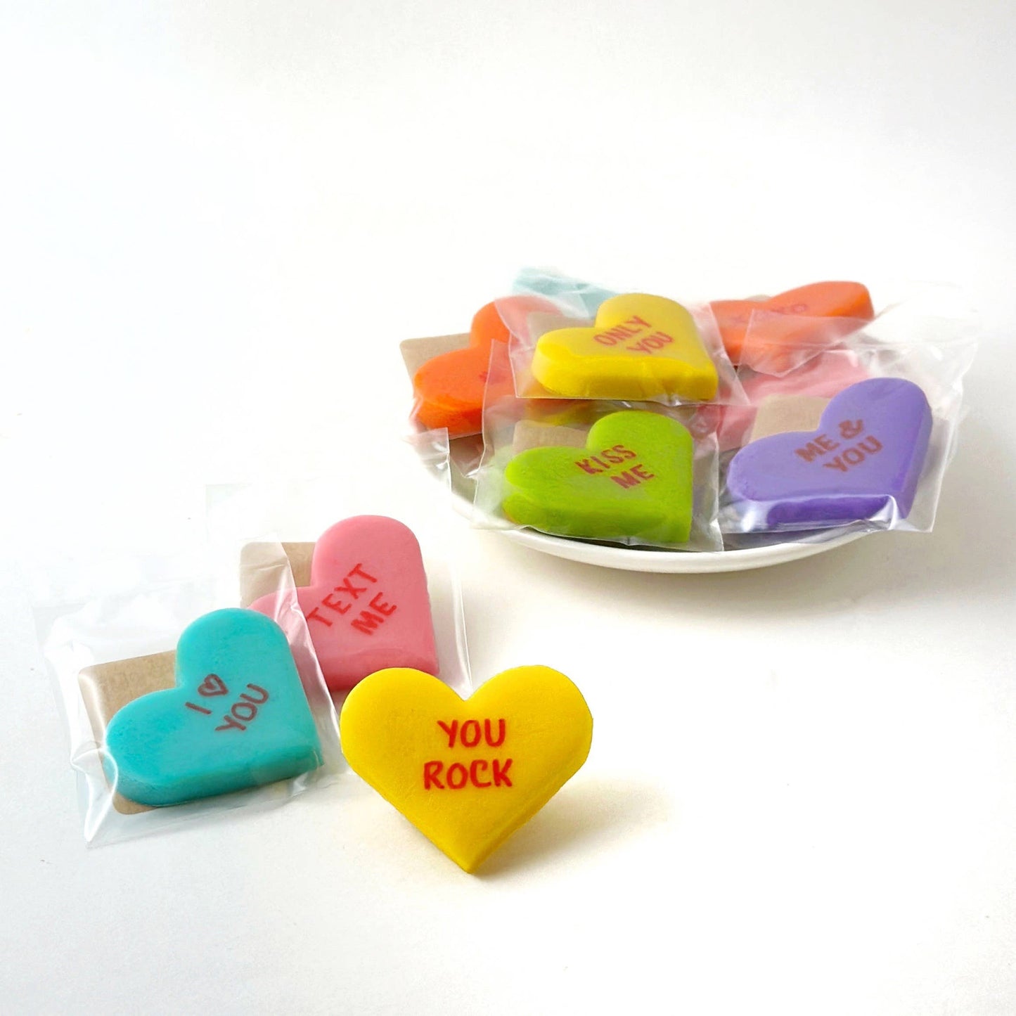 marzipops - Gourmet Marzipan Valentine's Candy Conversation Hearts