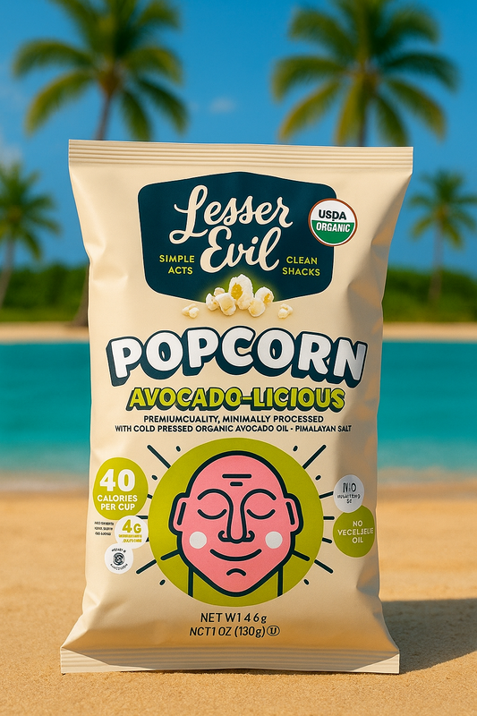 LESSER EVIL AVACADO-LICIOUS POPCORN