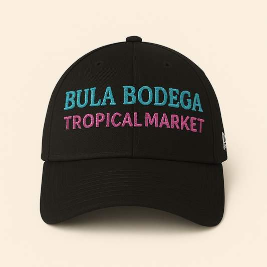 Bula Bodega Tropical Market Hat | Black