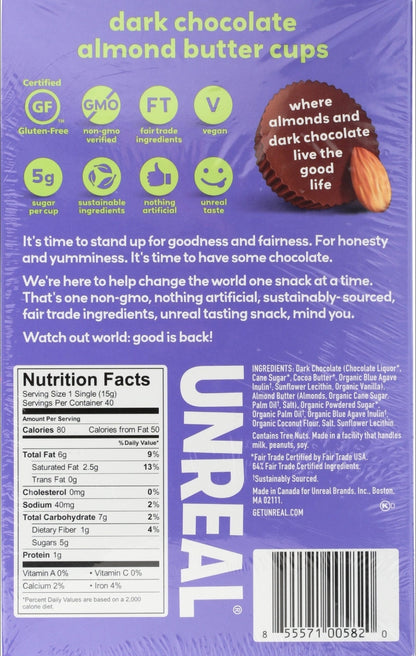 Unreal Dark Chocolate & Almond Butter