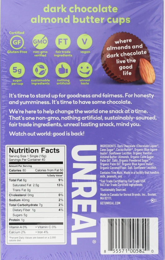 Unreal Dark Chocolate & Almond Butter